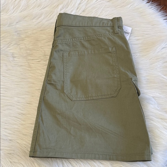 Gap Olive Green Cargo Pocket Mini Skirt Size 10 - Picture 9 of 14